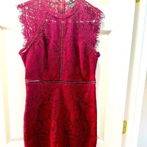 Bardot Burgundy dress